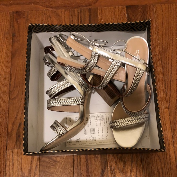 Charles by Charles David Silver Heels - Picture 4 of 7